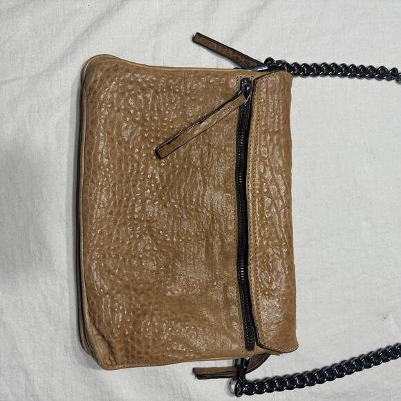 Maxon Collection Purse  Tan  Leather Crossbody Made in  Italy Classic - Picture 10 of 16